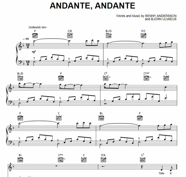 ABBA - Andante Andante