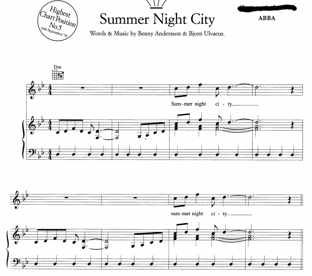 ABBA - Summer Night City