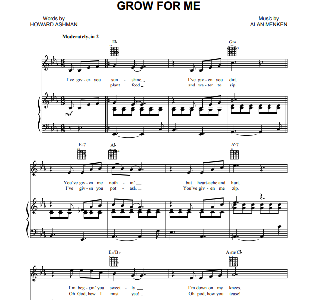 Alan Menken - Grow for Me