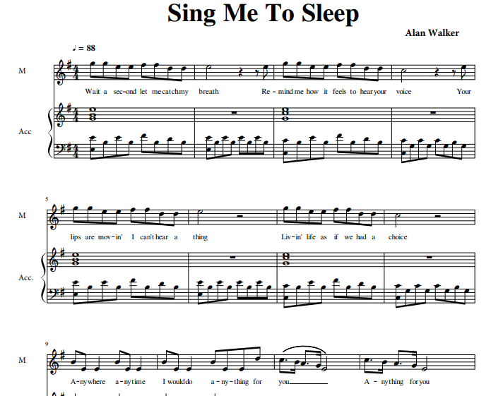 Alan Walker - Sing Me To