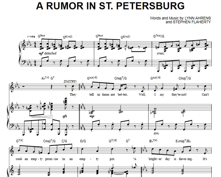 Anastasia - A Rumor In St Petersburg