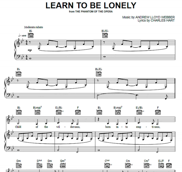 Andrew Lloyd Webber - Learn To Be Lonely