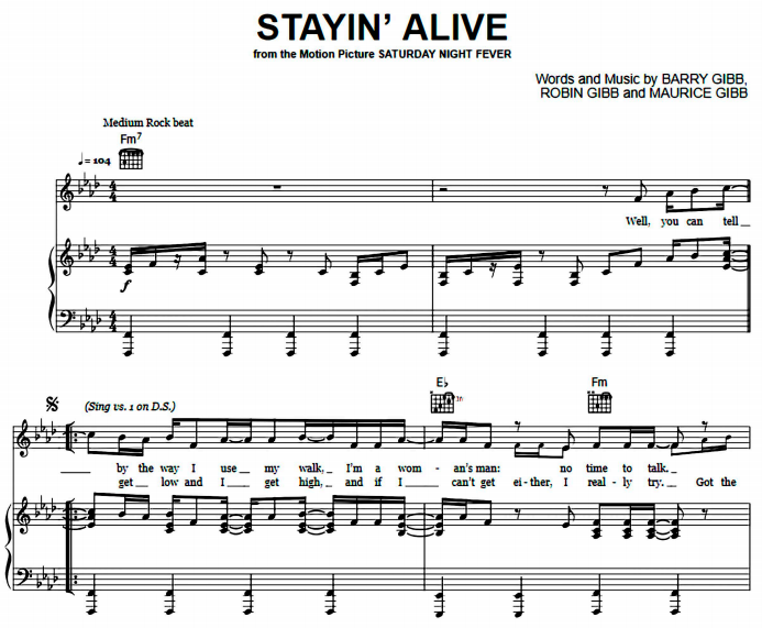 Bee Gees - Stayin’ Alive