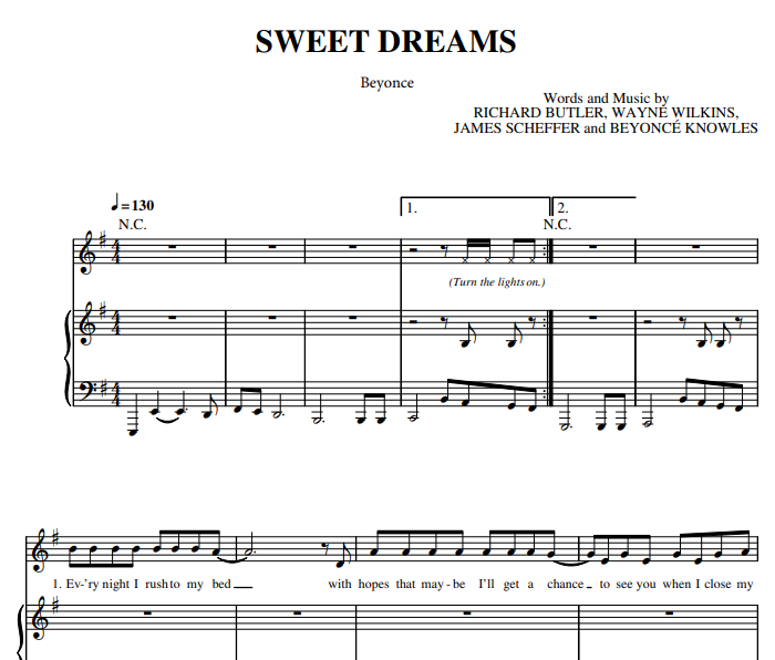 Beyonce - Sweet Dreams