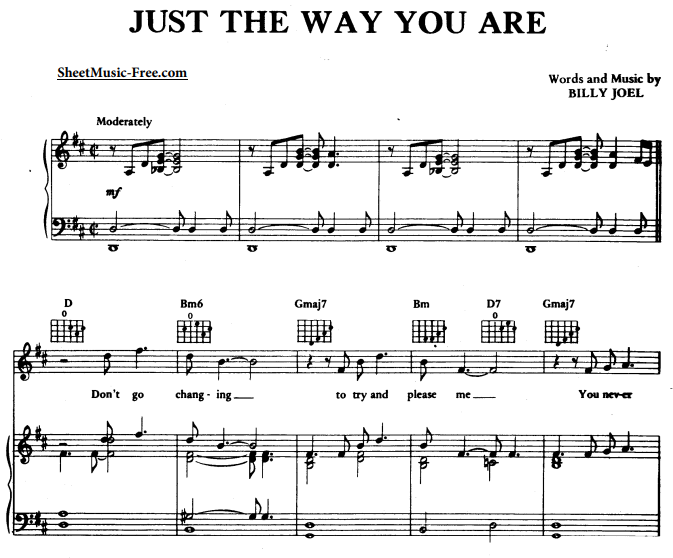 Billy Joel - Just The Way You Are