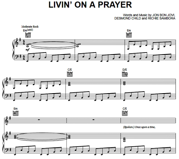 Bon Jovi - Livin’ On A Prayer