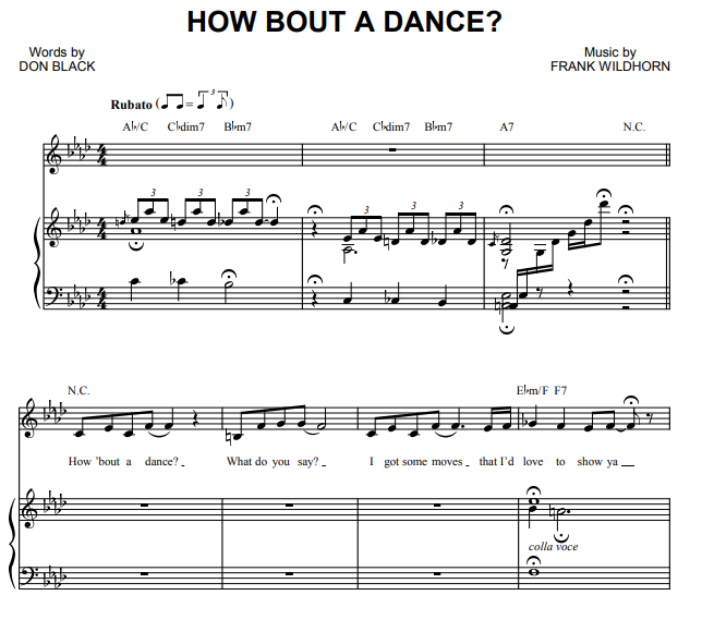 Bonnie & Clyde - How Bout a Dance Free Sheet Music PDF for Piano 7 Bonnie & Clyde – How Bout a Dance Free Sheet Music PDF for Piano