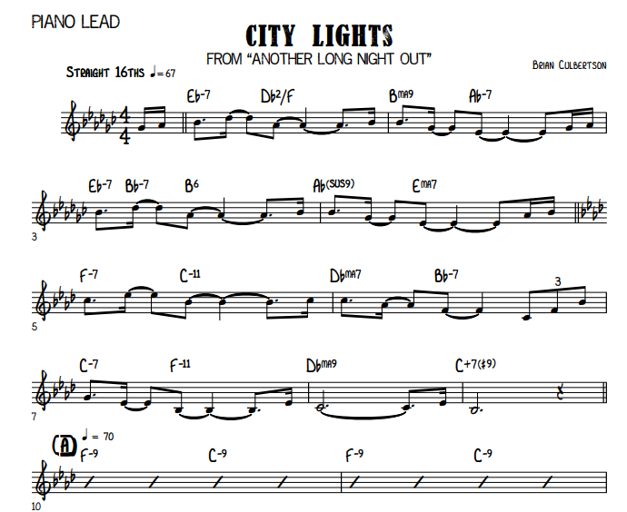 Brian Culbertson - City Lights