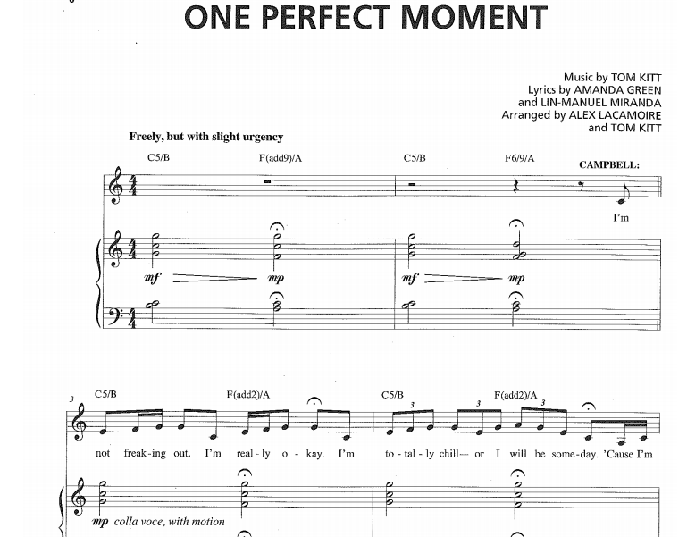 Bring It On - One Perfect Moment Free Sheet Music PDF for Piano 1 Bring It On – One Perfect Moment Free Sheet Music PDF for Piano