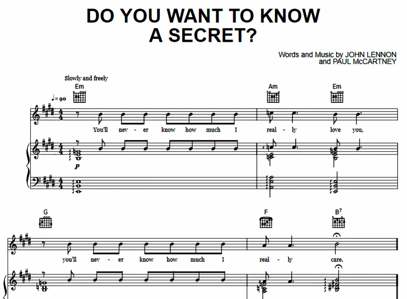The Beatles - Do You Want To Know a Secret