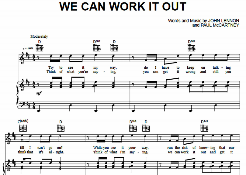 The Beatles - We Can Work It Out
