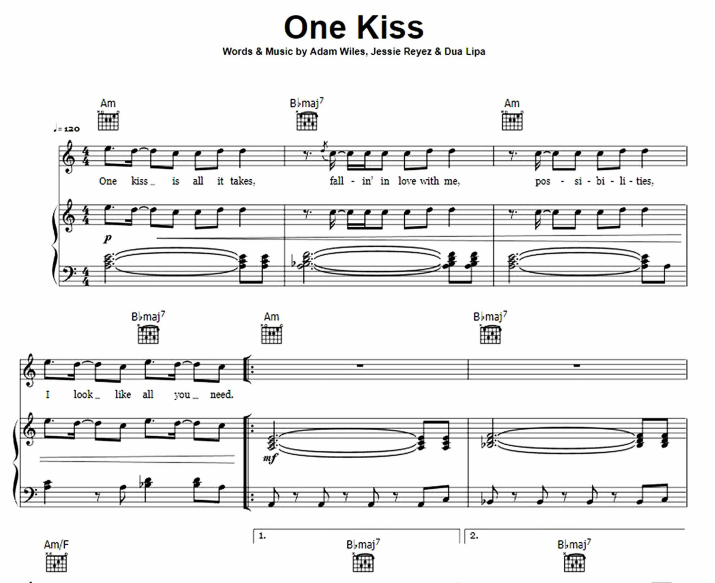 Calvin Harris feat Dua Lipa - One Kiss