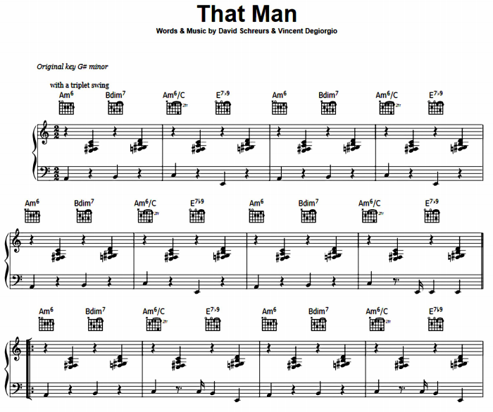 Caro Emerald – That Man Free Sheet Music PDF for Piano