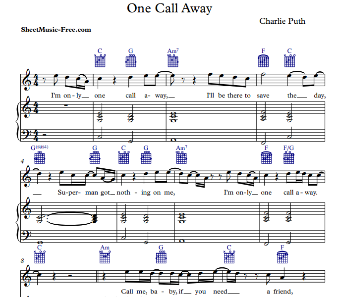 Charlie Puth - One Call Away