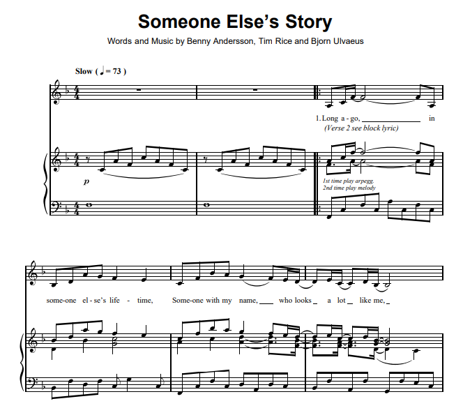 Chess - Someone Else’s Story