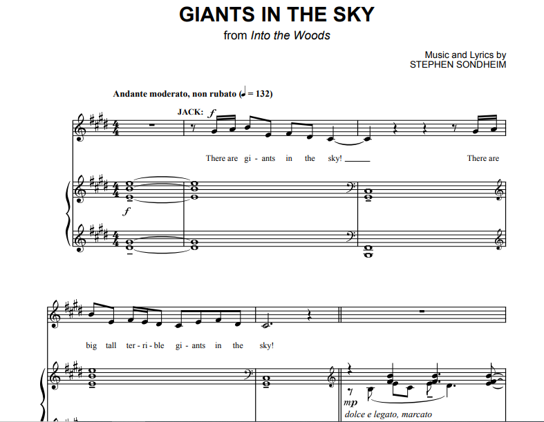 Into The Woods - Giants In The Sky