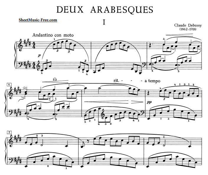 Debussy - Arabesque