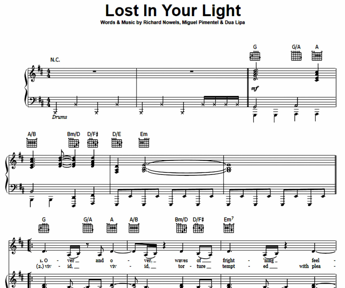 Dua Lipa - Lost In Your Light