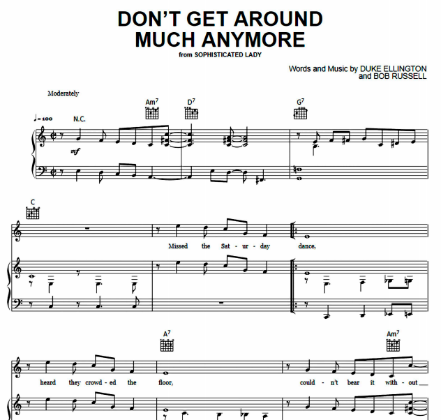Duke Ellington - Don’t Get Around Much Anymore