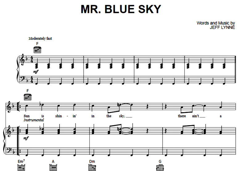 Electric Light Orchestra-Mr Blue Sky