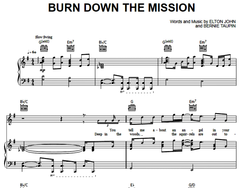 Elton John-Burn Down