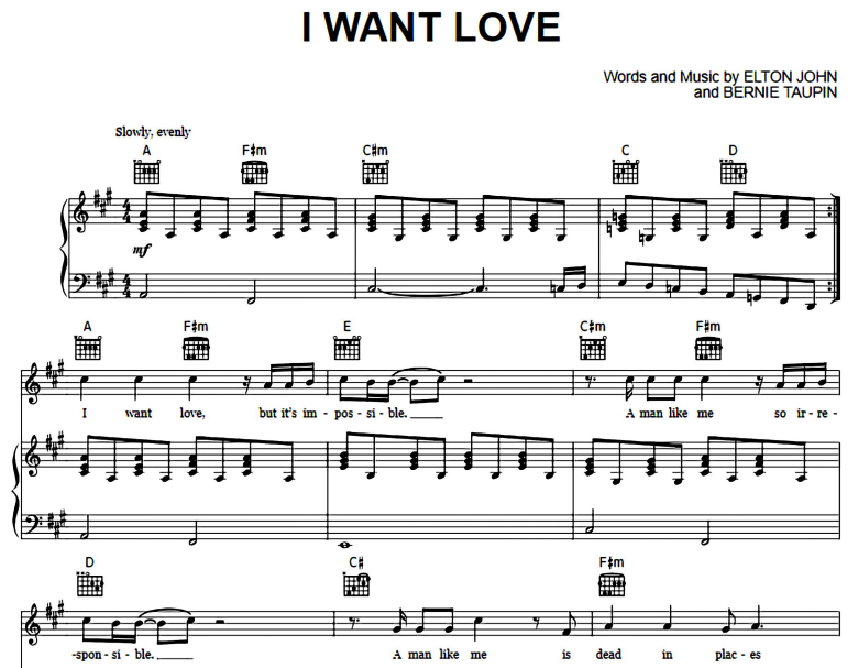 Elton John-I Want Love