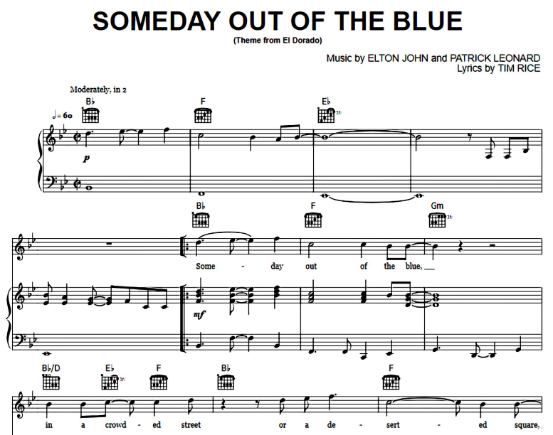 Elton John-Someday Out Of The Blue Free Sheet Music PDF for Piano 7 Elton John-Someday Out Of The Blue Free Sheet Music PDF for Piano