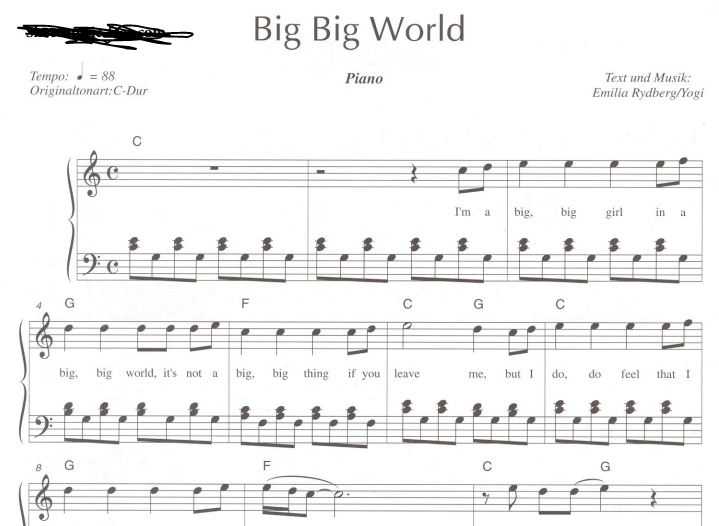 Emilia-Big Big World