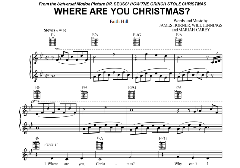 Faith Hill-Where Are You Christmas