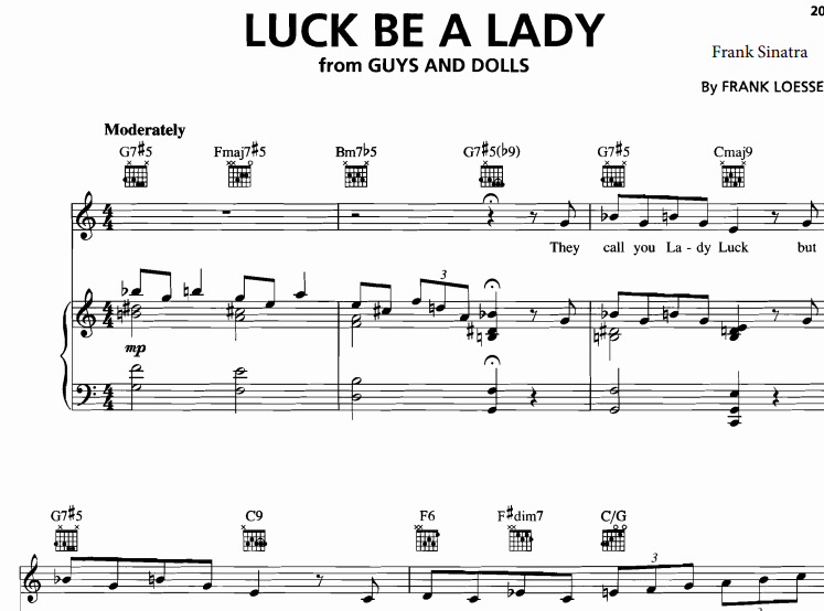 Frank Sinatra-Luck Be A Lady