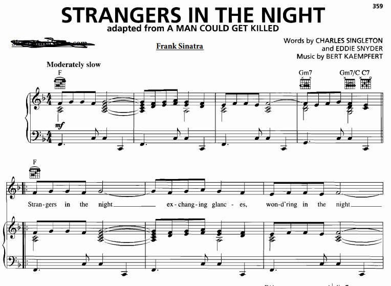 Frank Sinatra-Strangers In The Night