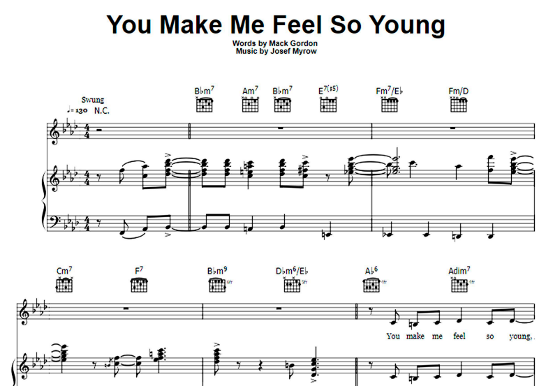 Frank Sinatra-You Make Me Feel So Young