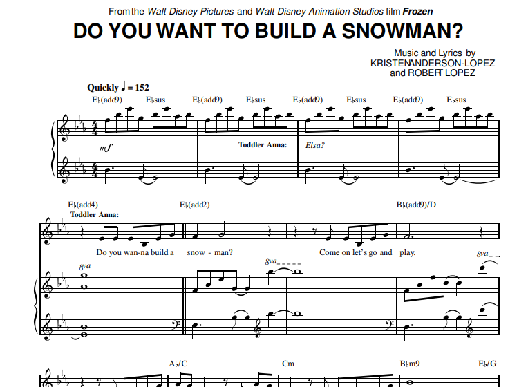Frozen-Do You Want To Build a Snowman