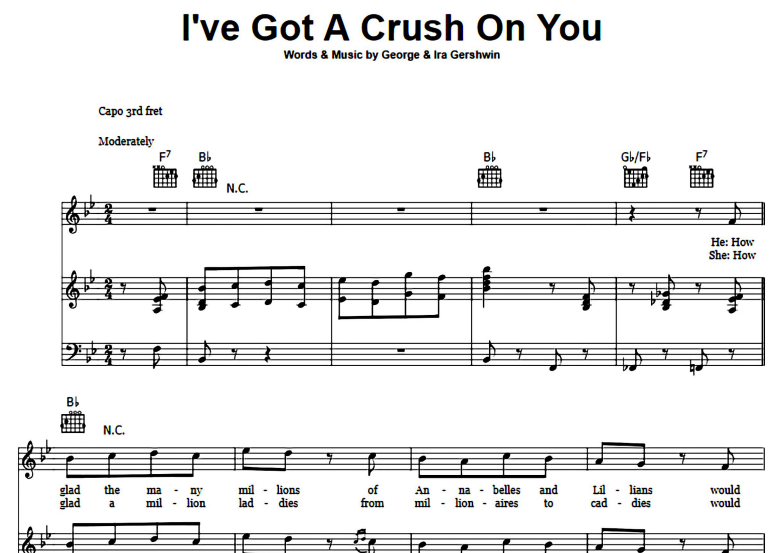 George Gershwin-I’ve Got A Crush On You