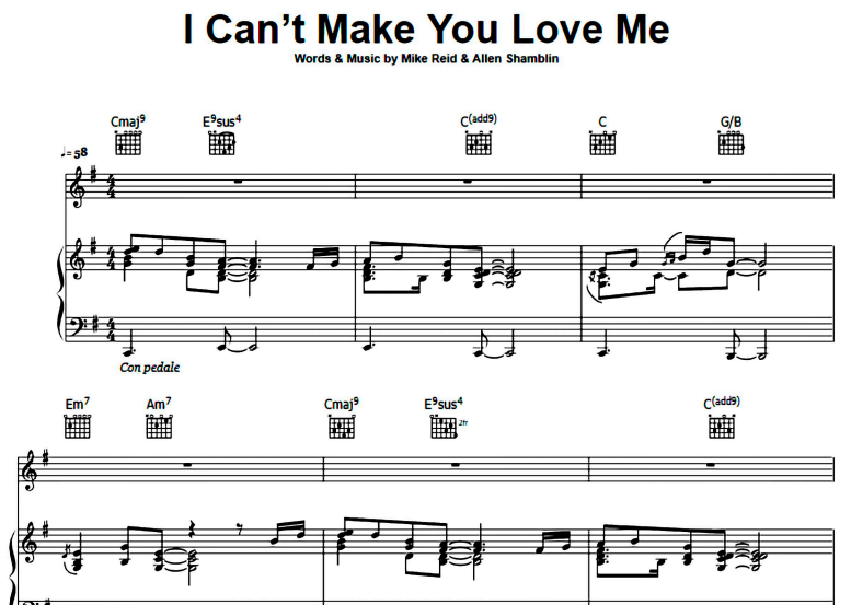 George Michael-I Can’t Make You Love Me