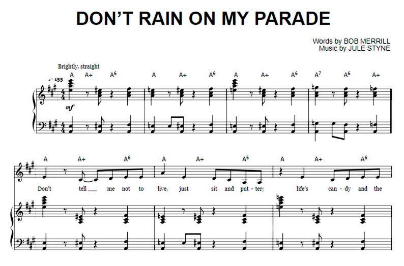 Glee-Don’t Rain On My Parade