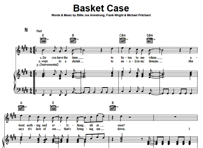 Green Day-Basket Case