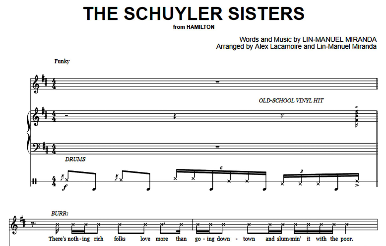 Hamilton-The Schuyler Sisters