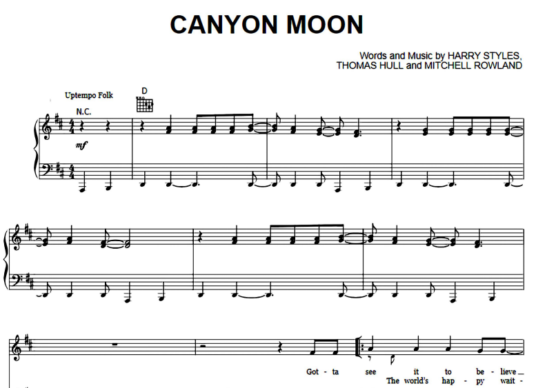 Harry Styles-Canyon Moon