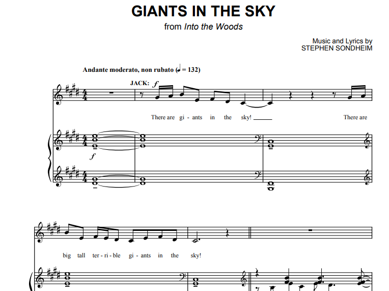 Into The Woods-Giants In The Sky