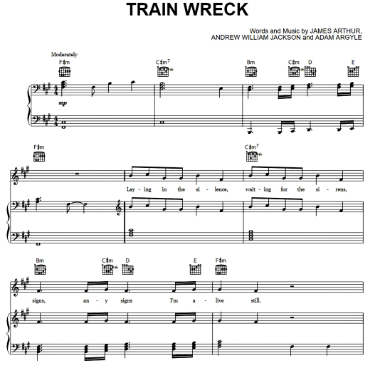 James Arthur-Train wreck