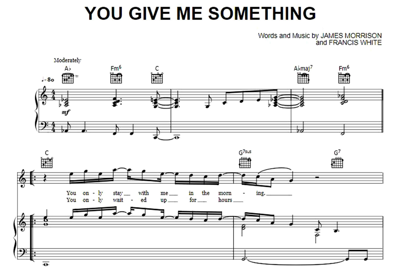 James Morrison-You Give Me Something Free Sheet Music PDF for Piano 7 James Morrison-You Give Me Something Free Sheet Music PDF for Piano