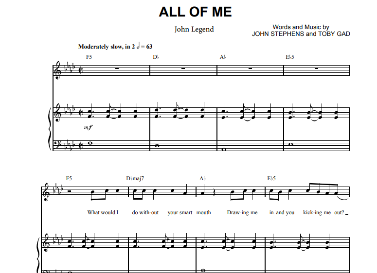 John Legend-All Of Me