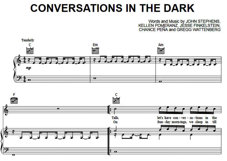John Legend-Conversations In The Dark
