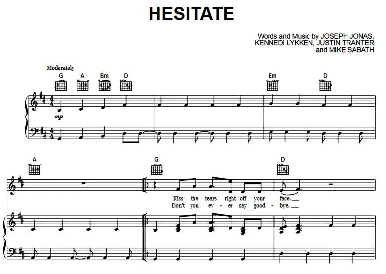 Jonas Brothers-Hesitate