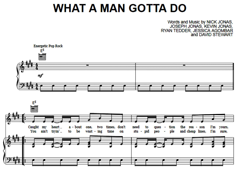 Jonas Brothers-What a Man Gotta Do