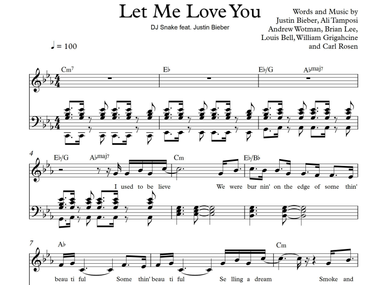 Justin Bieber-Let Me Love You