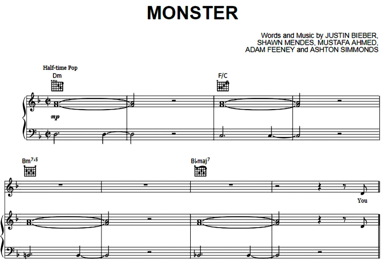 Justin Bieber-Monster