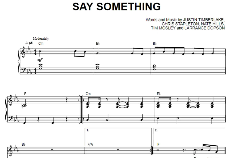 Justin Timberlake-Say Something