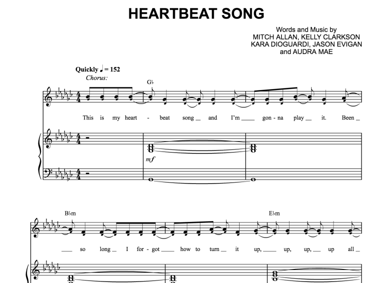 Kelly Clarkson-Heartbeat Song
